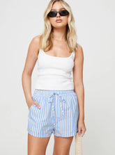 Charmen Shorts Blue / White